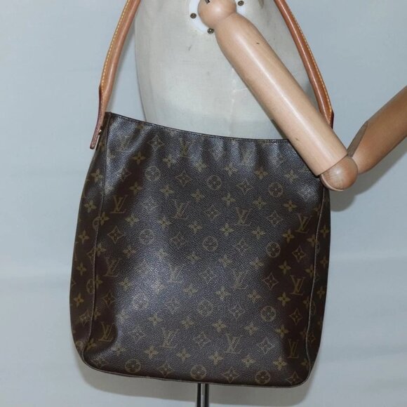 LOUIS VUITTON Monogram Looping GM Shoulder Bag M51145 LV Auth 138334 - Picture 3 of 16